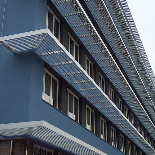 Brise-soleil en aluminium - DUCOSUN 100C - Duco - pour façade / horizontal