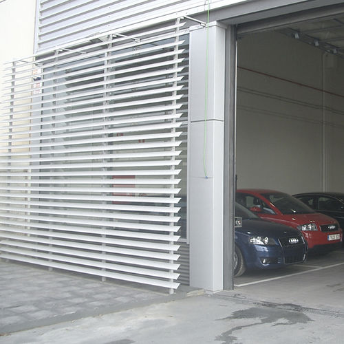 Brise-soleil en aluminium - DUCOSUN ELLIPS - Duco - pour façade / vertical / motorisé