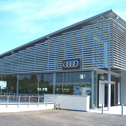 Brise-soleil en aluminium - DUCOSUN 150CF  - Duco - pour façade / vertical