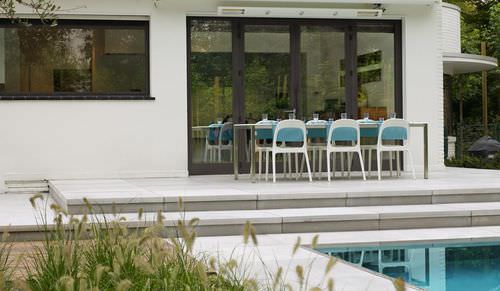 Pavé en béton - MEGASMOOTH GREY VELVET - Stone & Style - antidérapant