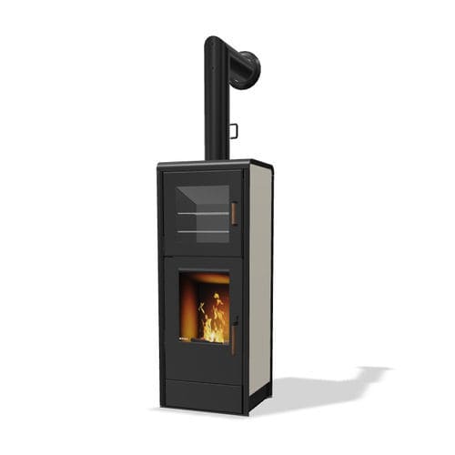 Poêle à bois - BACK - Rika - 4 kW / 8 kW / au sol