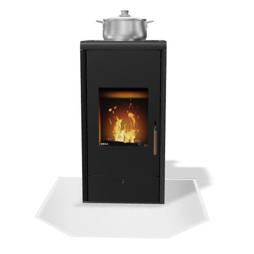 Poêle à bois - COOK - Rika - 0 - 5 kW / 6 kW / au sol