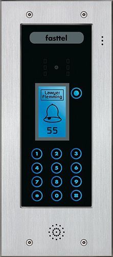 Interphone audio blanc - WIZARD ELITE ANALOGUE - Fasttel - noir / en aluminium / d'intérieur
