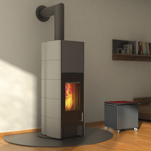 Poêle à bois - T-LINE ECO2 - Tonwerk Lausen AG - 0 - 5 kW / contemporain / en métal