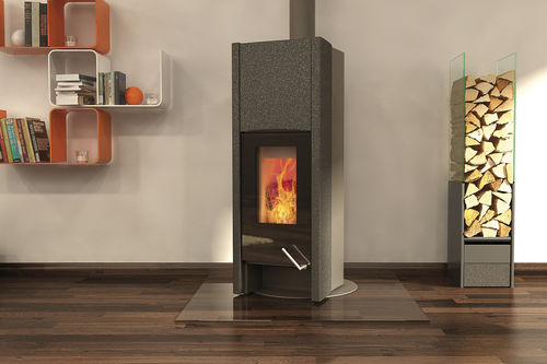 Poêle à bois - T-LOFT - Tonwerk Lausen AG - contemporain / en métal