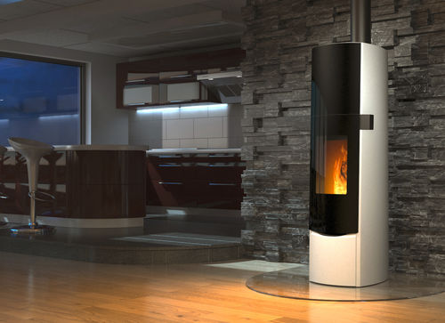 Poêle à bois - T-SKY ECO2 - Tonwerk Lausen AG - 0 - 5 kW / contemporain / en métal