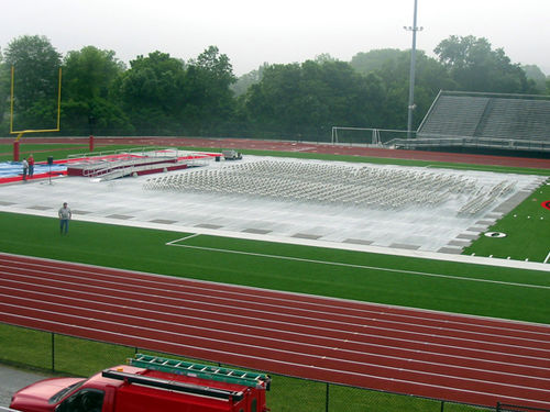 Revêtement de sol en PVC - SUPERCOVER™  - Signature Systems Group, LLC - pour extérieur / pour activité sportive / en rouleau