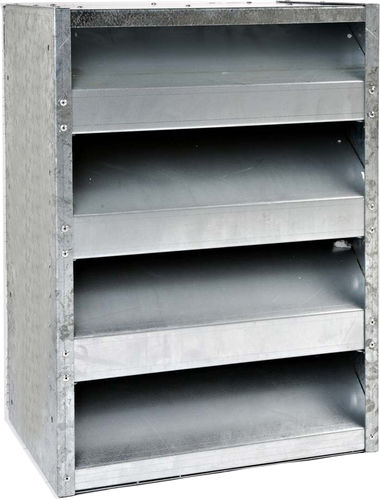 Grille de ventilation en acier galvanisé - 250-TAA - KOOLAIR S.A - rectangulaire / acoustique
