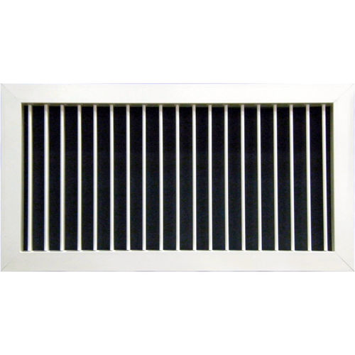 Grille de soufflage en tôle d'acier - 20-SH - KOOLAIR S.A - en aluminium anodisé / rectangulaire / réglable