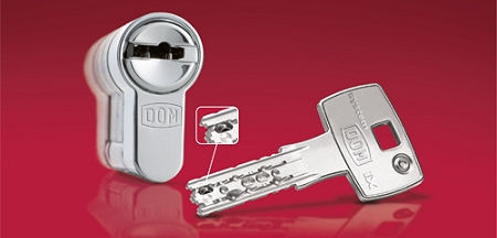 Serrure mécanique - IX SATURN - Dom Sicherheitstechnik - de porte / 1 point / encastrable