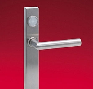 Poignée pour porte - GUARDIAN® - Dom Sicherheitstechnik - en métal / contemporaine / avec serrure intégrée