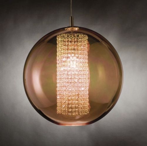 Suspension - ULEE - VISO Lighting - en cristal / en polycarbonate / contemporaine