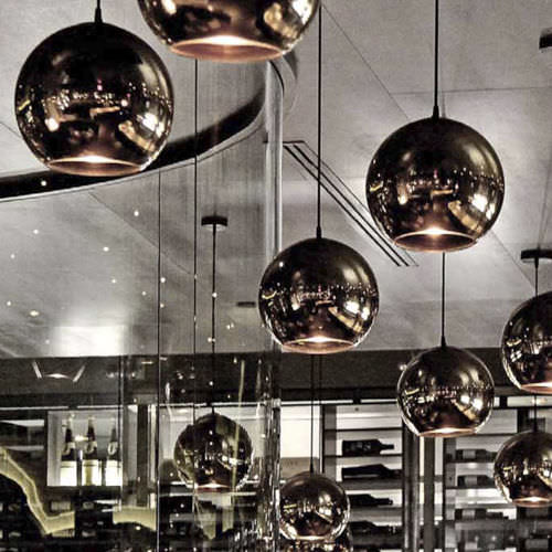 Suspension - FORT KNOX  - VISO Lighting - en métal / en polycarbonate / contemporaine