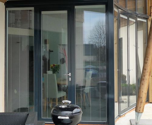 Panneau en verre avec store intégré - VIM - Macocco - isolant / à double vitrage / à triple vitrage