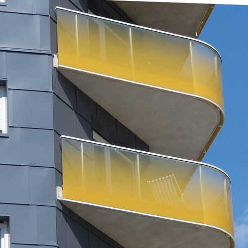 Balcon à panneaux - SERISTAL IMAGE PLASTOFLOAT  - Macocco - en verre