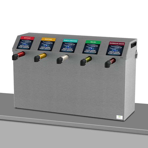 Distributeur de condiments sur plan - SE-5-T - Server Products - professionnel
