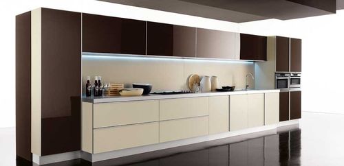 Cuisine contemporaine - PASSION - Zampieri Cucine - en bois / sans poignée / laquée