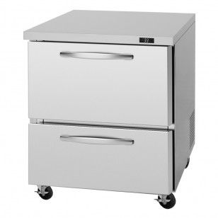 Réfrigérateur sous plan - PUR-28-D2-N - Turbo Air - professionnel / en pose libre / en inox