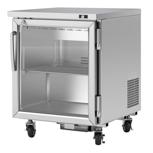 Réfrigérateur sous plan - PUR-28-G-N - Turbo Air - professionnel / en pose libre / vitré