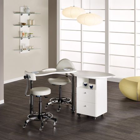 Table de manucure avec rangement intégré - SEATTLE - Medical & Beauty