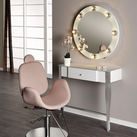 Coiffeuse contemporaine - ELEGANCE - Medical & Beauty - murale / professionnelle / rétroéclairée