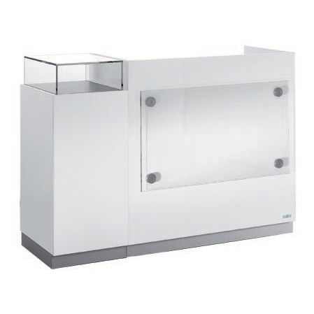 Banque d'accueil modulable - NIRVANA LOGO  - Medical & Beauty - en bois