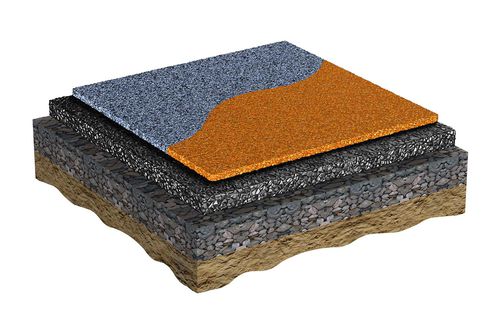 Revêtement de sol en caoutchouc recyclé - REGUPOL playfix aqua - REGUPOL Germany GmbH & Co. KG - synthétique / en EPDM / d'extérieur