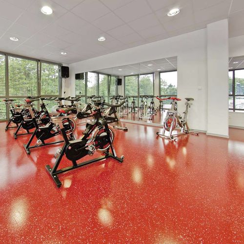 Sol sportif d'intérieur - DECOELAST®+ - REGUPOL Germany GmbH & Co. KG - en polyuréthane / pour activité sportive / pour gymnastique