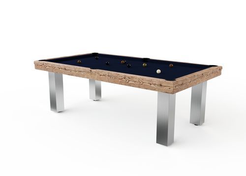 Table de billard contemporaine - MEGEVE - Billards Toulet - Babyfoot by Toulet - résidentielle / en bois / en métal