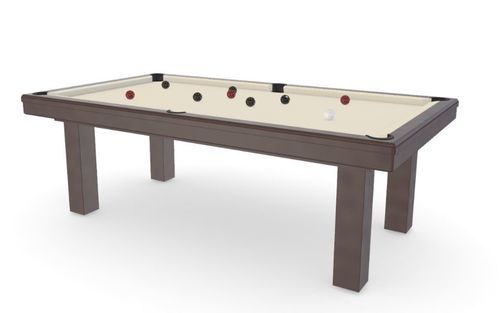 Table de billard contemporaine - LEATHER - Billards Toulet - Babyfoot by Toulet - résidentielle