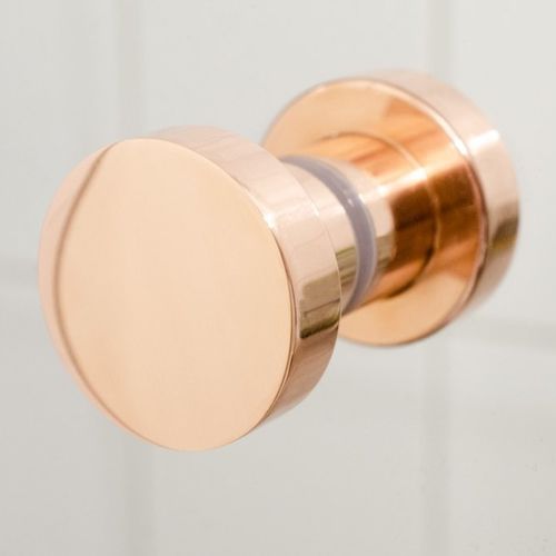 Bouton de porte pour porte en verre - DOT 40 - B&B Sweden, Bäccman & Berglund Sweden - contemporain / en cuivre poli