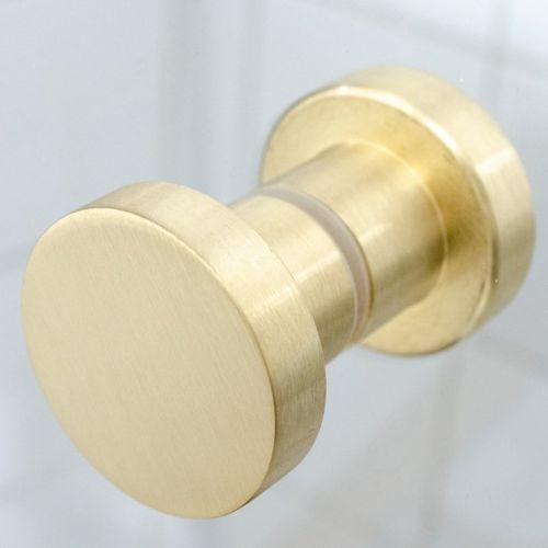 Bouton de porte pour porte en verre - DOT 50 - B&B Sweden, Bäccman & Berglund Sweden - contemporain / en laiton brossé