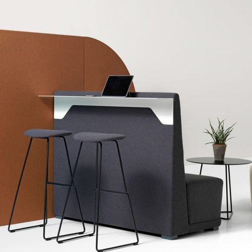 Tabouret de bar contemporain - CHAT - Diemme - en hêtre / en métal / en mousse de polyuréthane