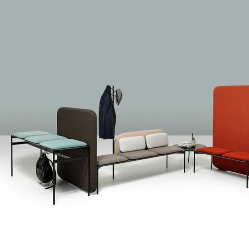 Banquette modulable - SNAKE - Diemme - contemporaine / en HPL / en métal laqué
