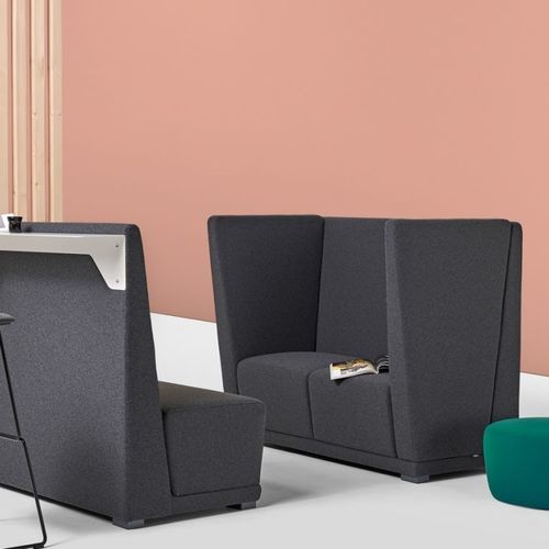 Canapé modulable - CIRCUIT - Diemme - contemporain / en cuir / en mousse de polyuréthane