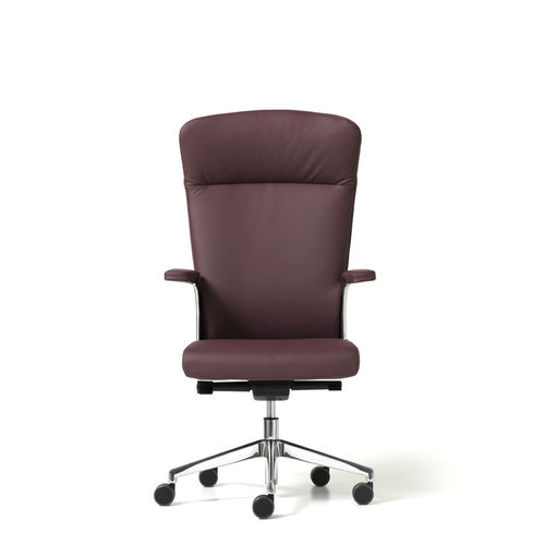 Fauteuil de direction contemporain - HALFPIPE - Diemme - en mousse de polyuréthane / en aluminium / avec repose-tête
