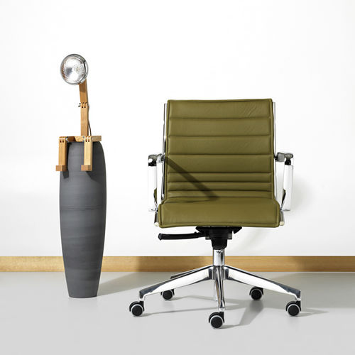 Fauteuil de bureau contemporain - AUCKLAND - Diemme - en tissu / en aluminium / à hauteur réglable