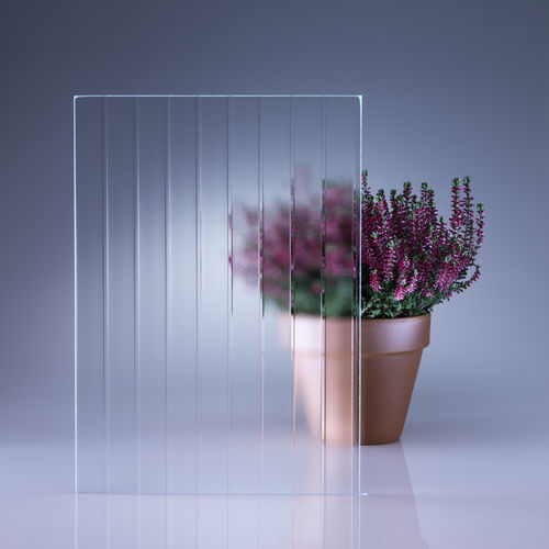 Panneau en verre trempé - MASTER-LIGNE® - Glassolutions - à motif / texturé / translucide