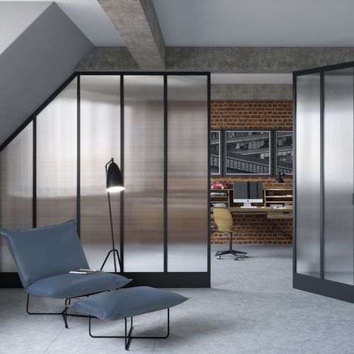 Panneau en verre trempé - VISIOSUN® - Glassolutions - à motif / texturé / translucide