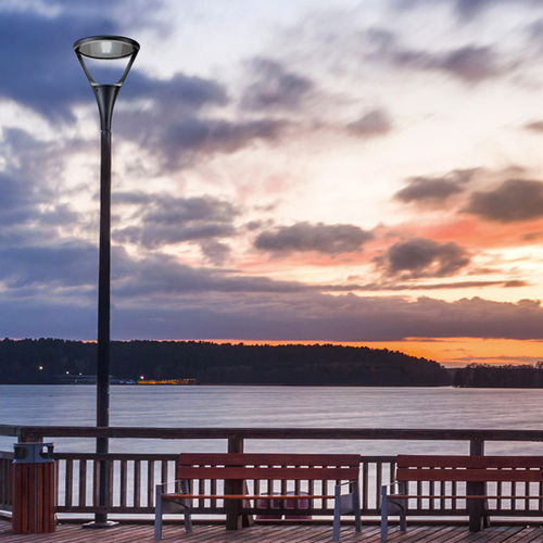 Lampadaire urbain - VICTORY - Arcluce S.p.A. - contemporain / en fonte d'aluminium / avec diffuseur en verre trempé