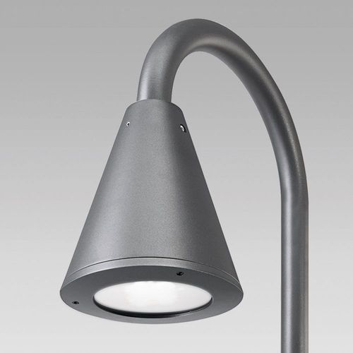 Lampadaire urbain - CONO - Arcluce S.p.A. - contemporain / en fonte d'aluminium / avec diffuseur en verre trempé