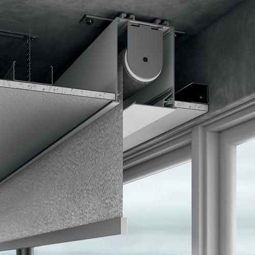 Store enrouleur - ROLL HIDE - TAO DESIGN - pour fenêtre / en aluminium / en tissu