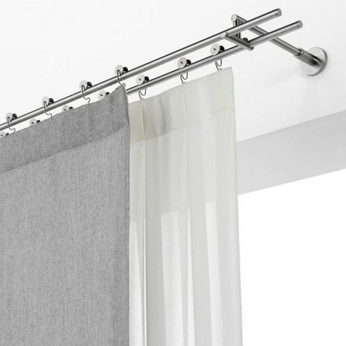 Rail à rideaux fixation murale - UK - TAO DESIGN - pour double-rideaux / résidentiel / pour fenêtre