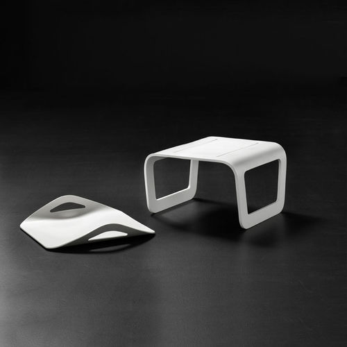 Table basse contemporaine - SULA  - TAO DESIGN - en acier / avec piètement en acier / rectangulaire