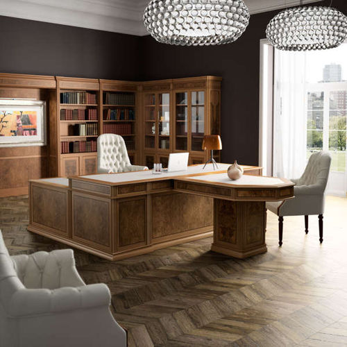 Bureau de direction - ARTMOBLE - Ofifran - classique / en bois / d'angle