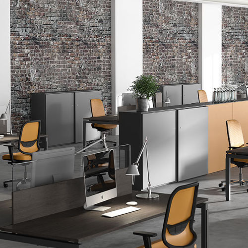 Armoire de classement haute - NEXO - Ofifran - en mélaminé / contemporaine