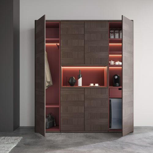 Armoire de classement haute - ARTDECO - Ofifran - en bois / avec porte battante / modulaire