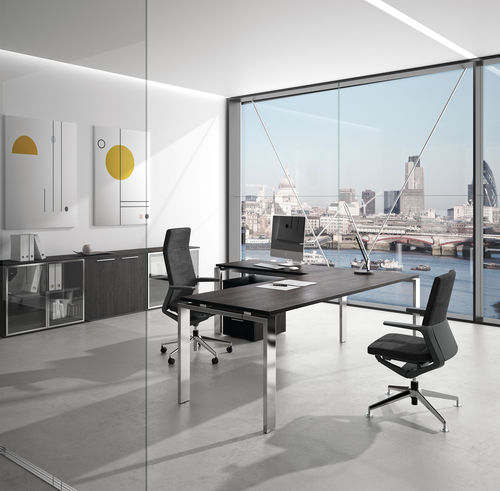 Bureau de direction - CONCEPTO FREE  - Ofifran - sur pied / contemporain / en métal