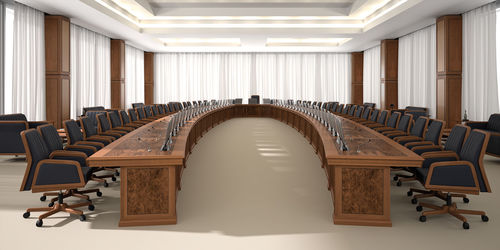Table de conférence classique - ARTMOBLE - Ofifran - en bois / avec piètement en bois / rectangulaire