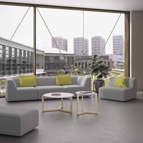 Canapé modulable - KADO - Ofifran - contemporain / en tissu / en cuir
